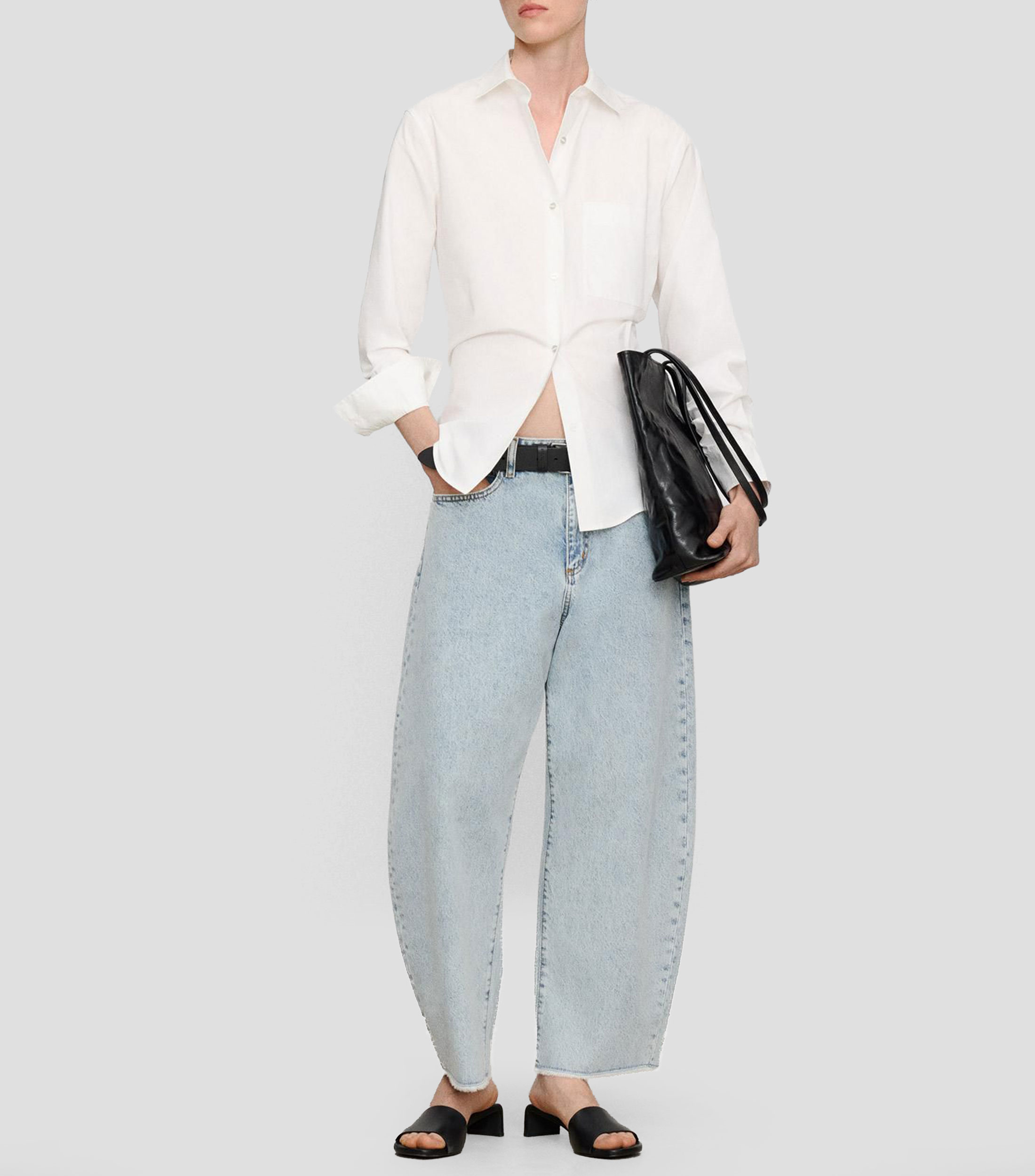 Jeans amplio Mujer